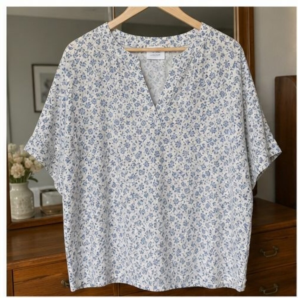 Sage V Neck Top